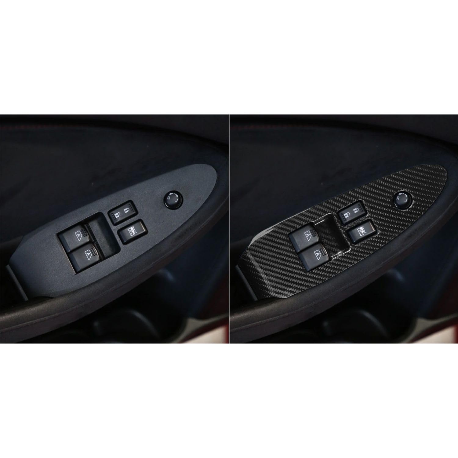RSW 内装パーツ Z34 RZ34 ウインドウスイッチパネル RSW」フェアレディZ（RZ34）用ウィンドゥスイッチパネルx左右